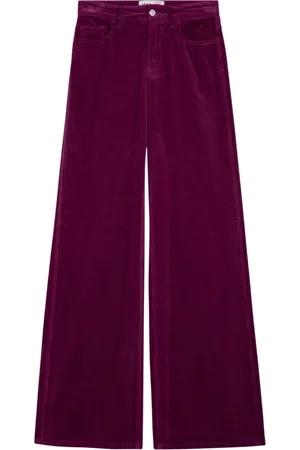 DEPARTMENT FIVE Broeken, Dames, Paars, M, Wijde broek