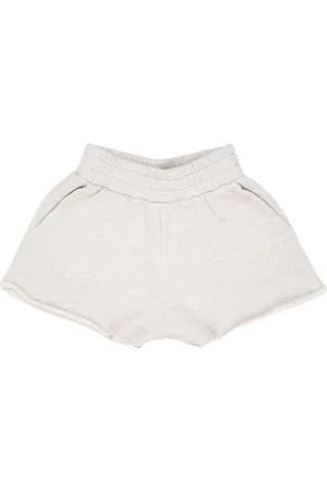 Autry Korte broeken, Dames, , S, Katoen, Casual Katoenen Jersey Shorts in Grijs