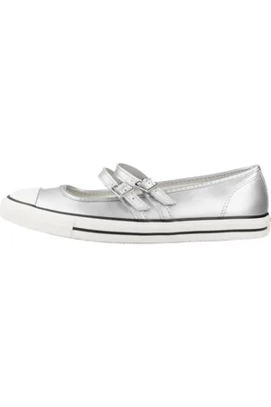 Converse Schoenen, Dames, Grijs, 37 EU, Mary Jane Ballerina Schoenen