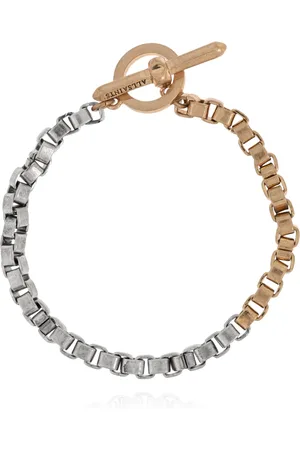 AllSaints Accessoires, Dames, Geel, ONE Size, Messing armband