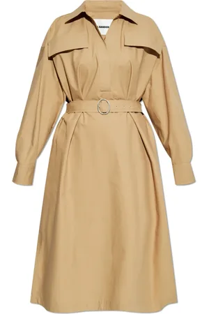 Jil Sander Kleedjes, Dames, , S, Katoen, Jurk met Riem