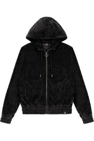 Colmar Sweatshirts & Hoodies, Dames, Zwart, S, Katoen, Zwarte Sweater met Capuchon en Rits