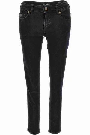 VERSACE Jeans, Dames, Zwart, W26, Broek