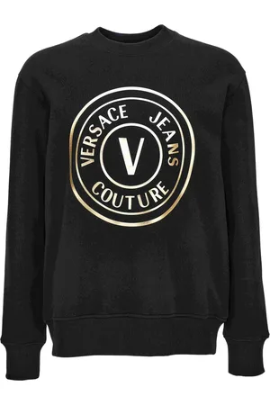 VERSACE Sweatshirts & Hoodies, Heren, Zwart, 2Xl, Truien