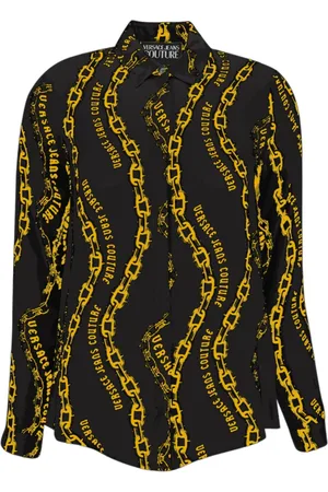 VERSACE Blouses & Shirts, Dames, Zwart, S, Overhemden