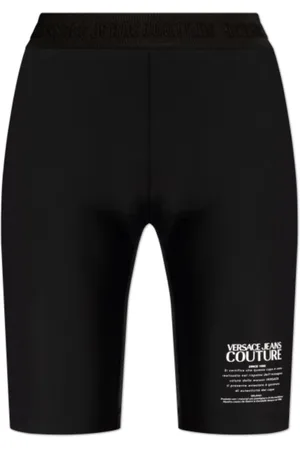 VERSACE Korte broeken, Dames, Zwart, XL, Broek