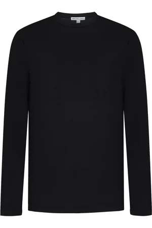 James Perse Tops, Heren, Zwart, L, Katoen, Zwarte T-shirts en Polos