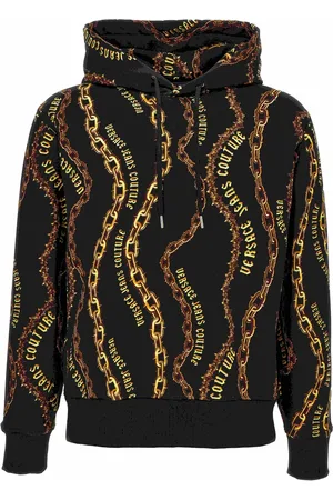 VERSACE Sweatshirts & Hoodies, Heren, Zwart, S, Sweaters