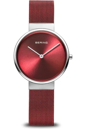 Bering Accessoires, Dames, Rood, ONE Size, Dames Armbandhorloge Classic 14531-303