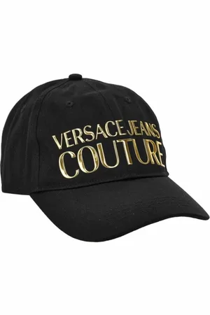 VERSACE Accessoires, Dames, Zwart, ONE Size, Katoen, Hoeden