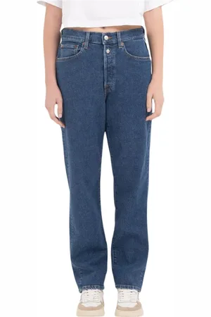 Replay Jeans, Dames, Blauw, W28, Denim, Donkerblauwe denim broek
