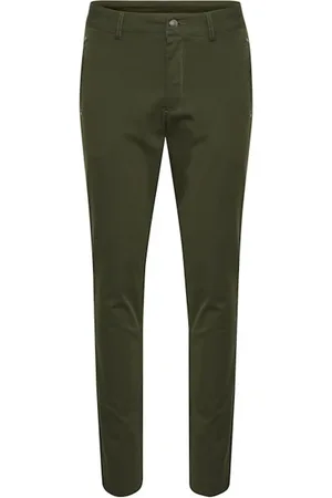 Kaffe Broeken, Dames, Groen, M, Slim Forest Night Rivet Broek