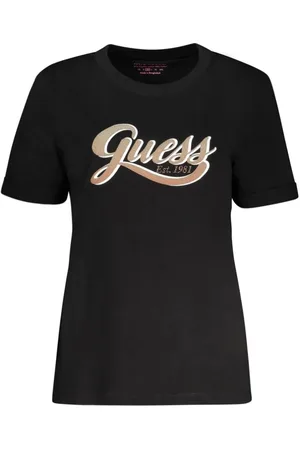 Guess t shirt dames zwart best sale