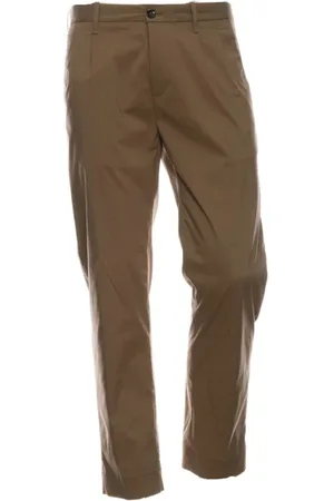 Nine In The Morning Broeken, Heren, Bruin, M, Vulcano Nocciola Stijlvolle Broek