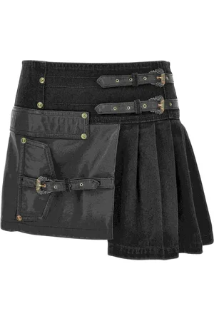 VERSACE Rokken, Dames, Zwart, 3Xs, Rokken