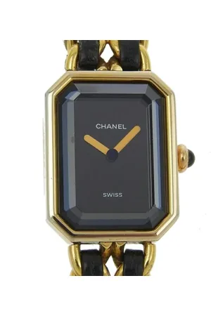 CHANEL Pre-owned, Dames, Zwart, ONE Size, Pre-owned Metal watches