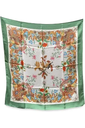Gucci Pre-owned, Dames, Veelkleurig, ONE Size, Pre-owned Silk scarves