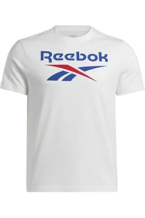 Reebok Tops, Dames, Wit, L, RI Gestapeld Logo