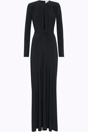 MVP Wardrobe Kleedjes, Dames, Zwart, M, Polyester, Pharaoh Lang Jurk