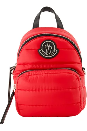 Moncler Tassen, Dames, Rood, ONE Size, Nylon, Rode Waterdichte Nylon Schoudertas
