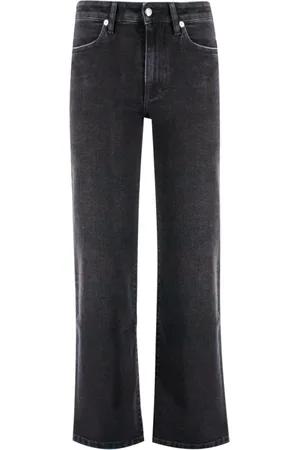 ANTONELLI Jeans, Dames, Zwart, XS, Katoen, Wijde Pijp Vintage Wassing Jeans
