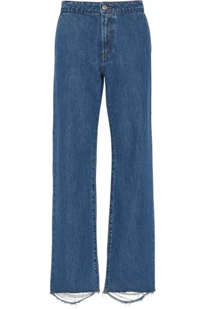 MVP Wardrobe Jeans, Dames, Blauw, XS, Denim, Wildfire Baggy Denim