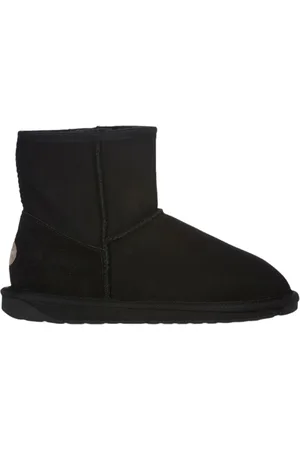 Emu Schoenen, Dames, Zwart, 36 EU, Zwarte Mini Laarzen