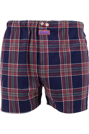 Gallo Ondergoed, Heren, Veelkleurig, L, Katoen, Klassieke blauwe katoenen boxershorts voor heren