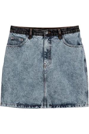 ROTATE Rokken, Dames, Blauw, S, Denim, Mini Rok in Trendy Stijl