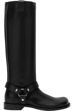 Loewe Schoenen, Dames, Zwart, 38 EU, Leer, Hoge Veldlaars
