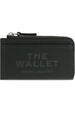 Marc Jacobs Accessoires, Dames, Groen, ONE Size, Leer, Leren Portemonnee