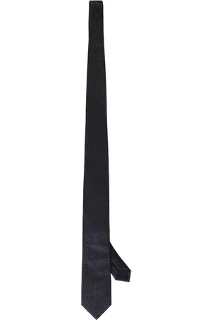 corneliani Accessoires, Heren, Grijs, ONE Size, Zijden Jacquard Stropdas