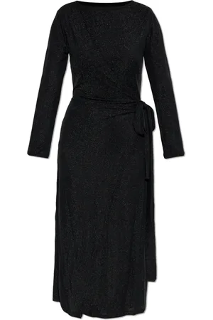 Diane von Furstenberg Kleedjes, Dames, Zwart, S, Polyester, Jurk Simona