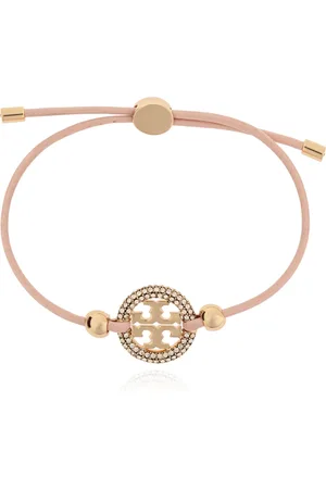 Tory Burch Accessoires, Dames, Roze, ONE Size, Leer, Leren Armband