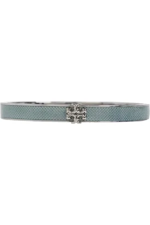 Tory Burch Accessoires, Dames, Blauw, M, Armband met logo