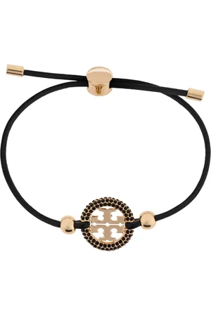 Tory Burch Accessoires, Dames, Zwart, ONE Size, Leer, Leren Armband