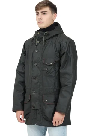 Barbour Jassen, Heren, Groen, L, Katoen, Field Parka voor mannen