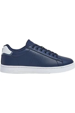 Hackett Schoenen, Heren, Blauw, 40 EU, Leer, Harper One Sneakers