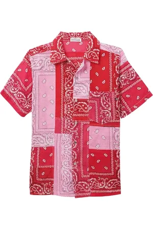 Arizona Love Blouses & Shirts, Dames, Rood, ONE Size, Katoen, Katoenen Bowling Shirt