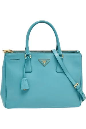 Prada Pre-owned, Dames, Groen, ONE Size, Pre-owned Leather totes