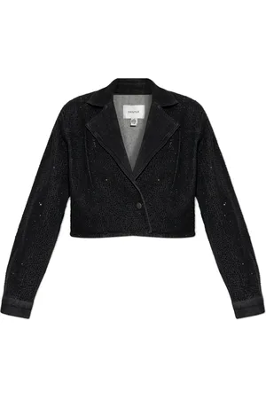 Gestuz Jassen, Dames, Zwart, S, Katoen, Jas Zorahgz