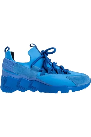 Pierre Hardy Schoenen, Heren, Blauw, 42 EU, Zwarte Sneakers Tas Regular Fit