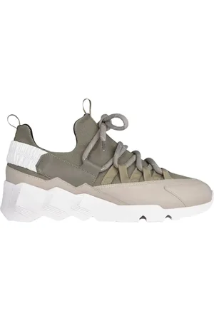 Pierre Hardy Schoenen, Heren, Grijs, 40 EU, Nylon, Trek Comet Sneakers in Khaki/Grijs/Wit