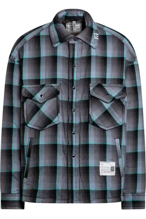 MIHARA YASUHIRO Overhemden, Heren, Blauw, M, Lange mouwen overhemd