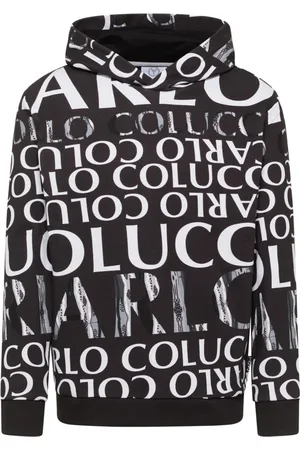Carlo Colucci Sweatshirts & Hoodies, Heren, Zwart, M, Urban Statement Hoodie - Friday