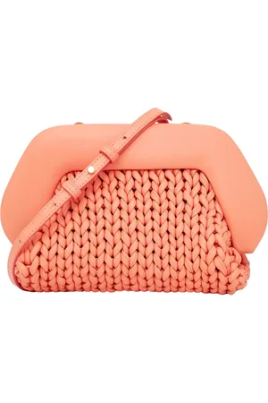 THEMOIRÈ Tassen, Dames, Oranje, ONE Size, Leer, Oranje Tia Tas Vegan Leer