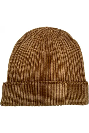 FILIPPO DE LAURENTIIS Accessoires, unisex, Bruin, ONE Size, Wol, Wollen Hoed