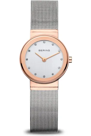 Bering Accessoires, Dames, Roze, ONE Size, Dameshorloge Classic 26 mm Armband Roestvrij Staal 10126-066