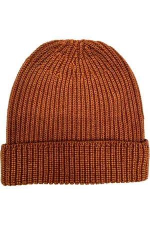 FILIPPO DE LAURENTIIS Accessoires, unisex, Bruin, ONE Size, Wol, Beige Wollen Hoed