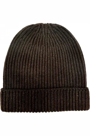 FILIPPO DE LAURENTIIS Accessoires, unisex, Zwart, ONE Size, Wol, Beige Wollen Hoed